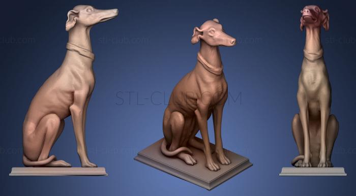 Grey Hound Statue